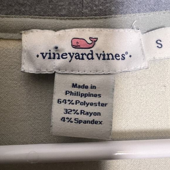 Vineyard Vines White Gray Funnel Neck Pullover Sweatshirt Womens Sz S - Picture 13 of 15